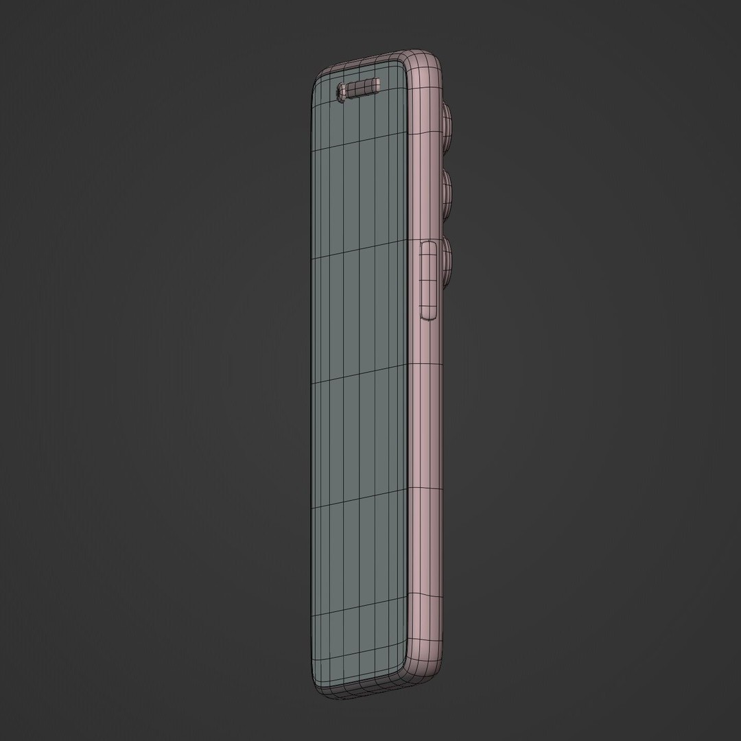 Cartoon Smartphone 3D Model – Low Poly Game Asset, Blender, FBX - View 6