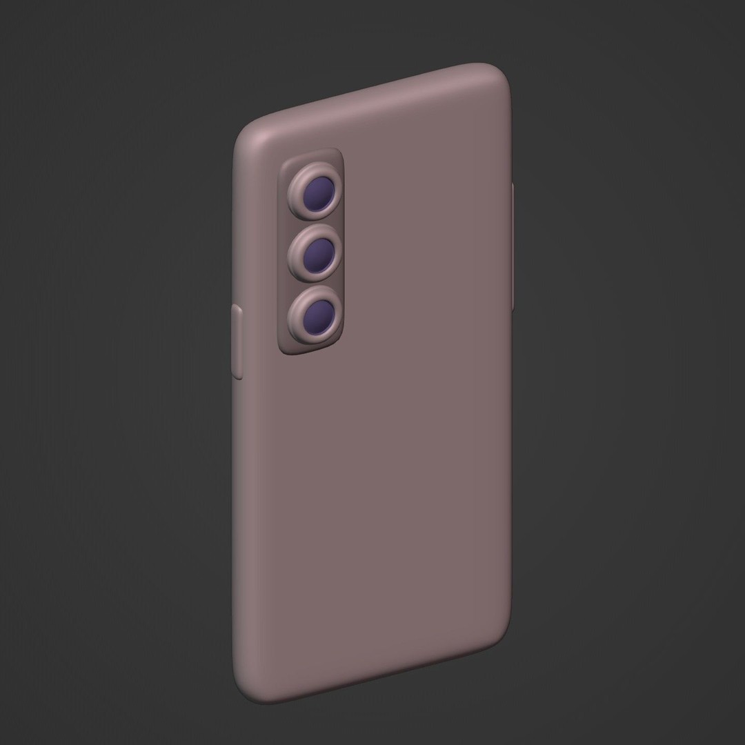 Cartoon Smartphone 3D Model – Low Poly Game Asset, Blender, FBX - View 9