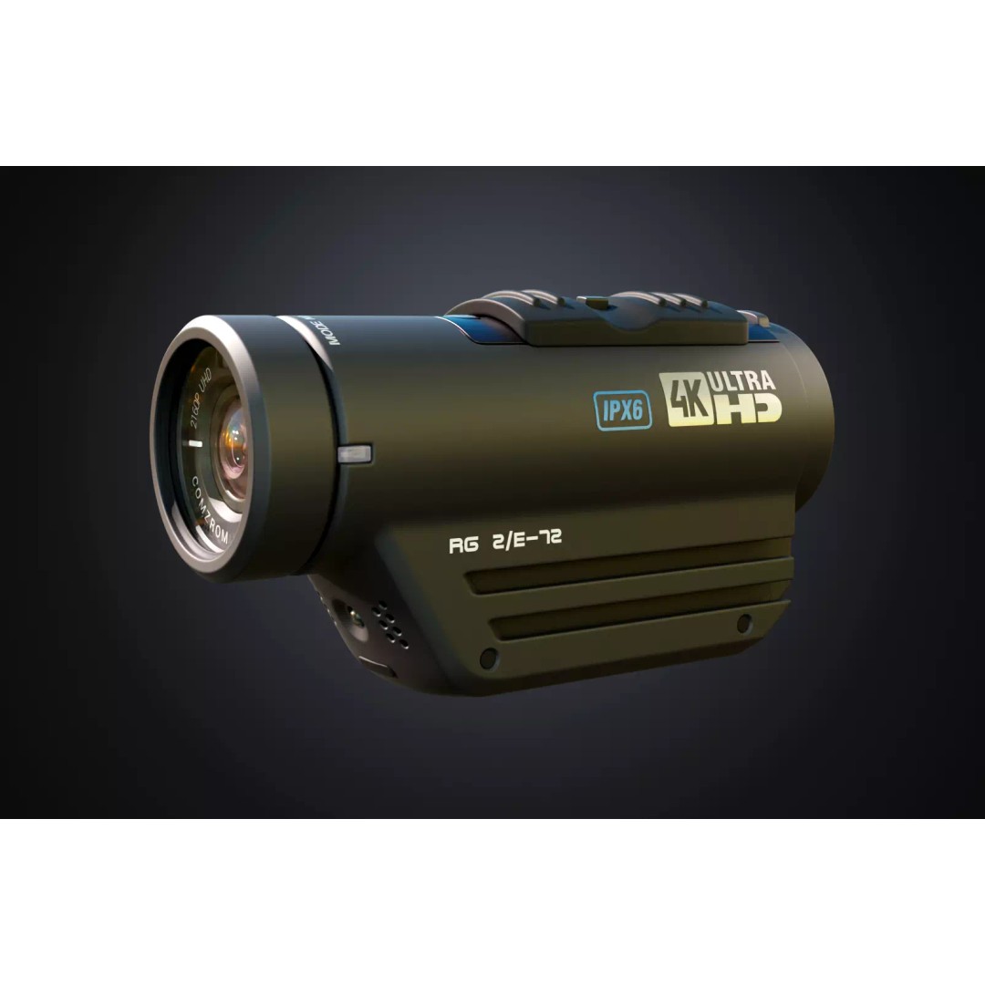 Action Camera 3D Model – High Poly Detailed Blender Asset, FBX & OBJ - View 2