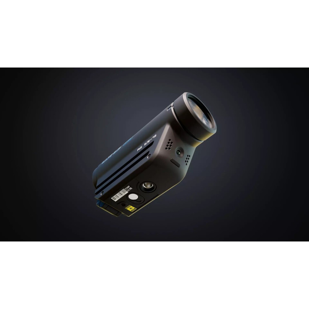 Action Camera 3D Model – High Poly Detailed Blender Asset, FBX & OBJ - View 3