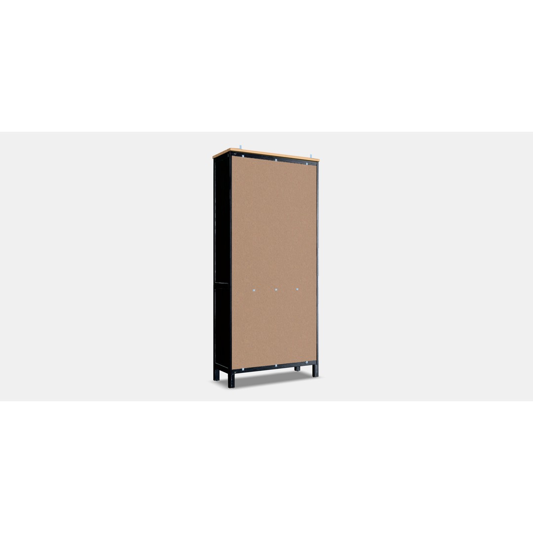 HEMNES Glass Door Cabinet 3D Model – Low Poly Furniture Asset, FBX
