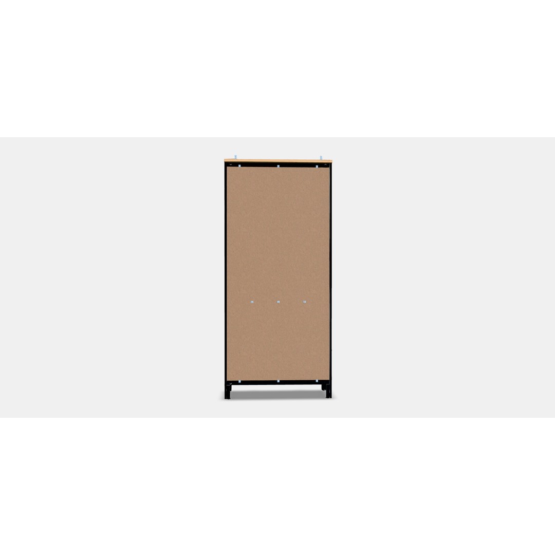HEMNES Glass Door Cabinet 3D Model – Low Poly Furniture Asset, FBX - View 15