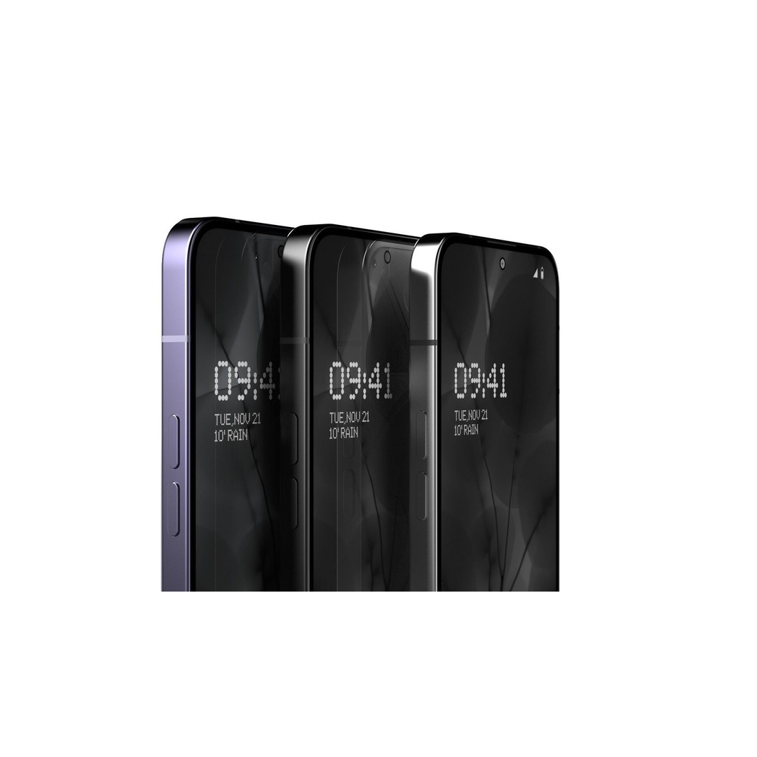 Nothing Phone 2 3D Model – Realistic Low-Poly Asset, FBX, OBJ, Blender - View 10