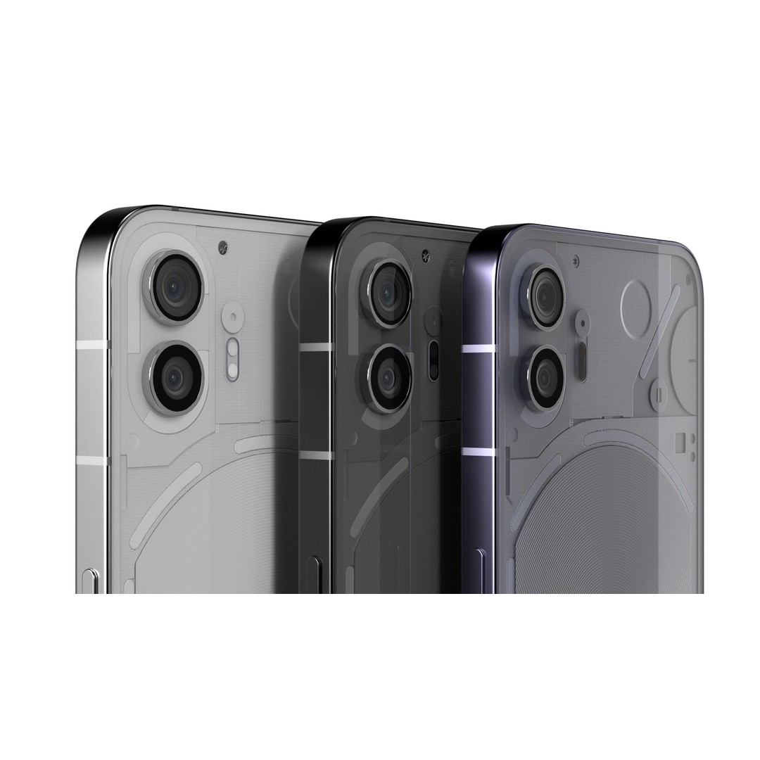 Nothing Phone 2 3D Model – Realistic Low-Poly Asset, FBX, OBJ, Blender - View 8