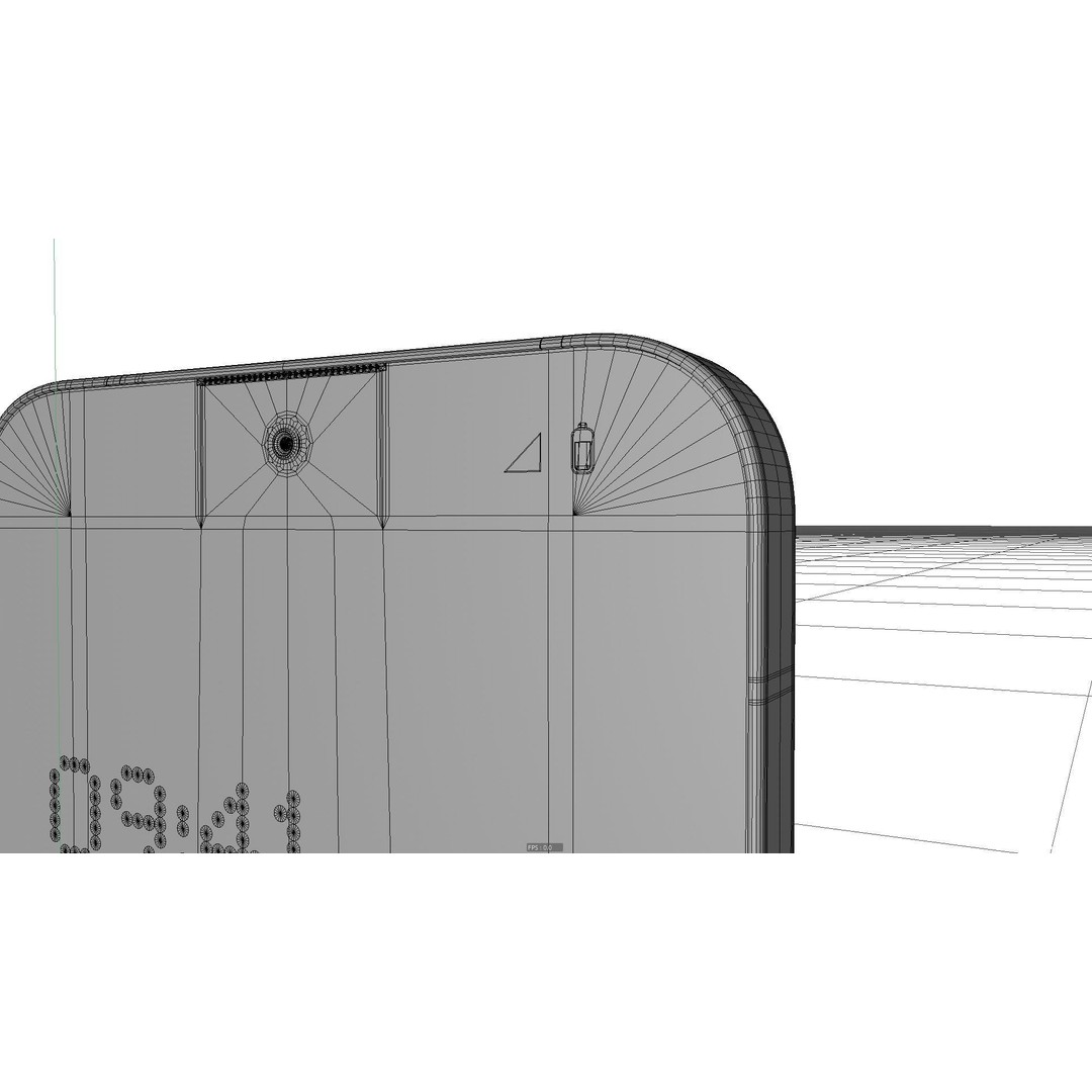 Nothing Phone 2 3D Model – Realistic Low-Poly Asset, FBX, OBJ, Blender - View 9