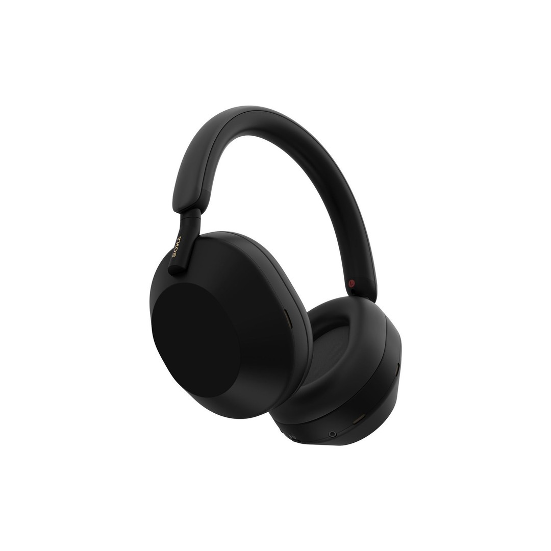 Sony WH-1000XM5 Headphone 3D Model – Black Audio Asset, FBX, OBJ - View 5