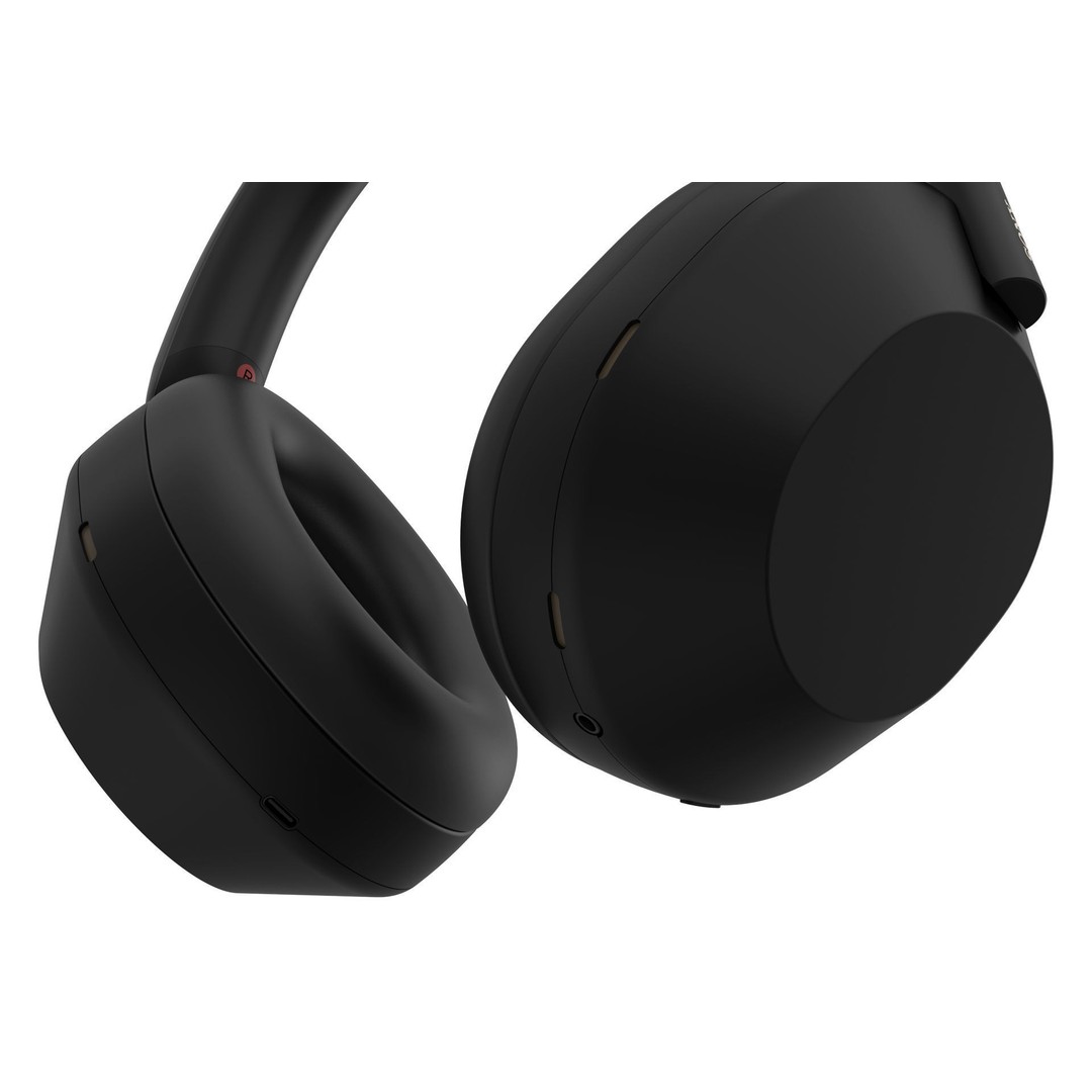 Sony WH-1000XM5 Headphone 3D Model – Black Audio Asset, FBX, OBJ - View 8