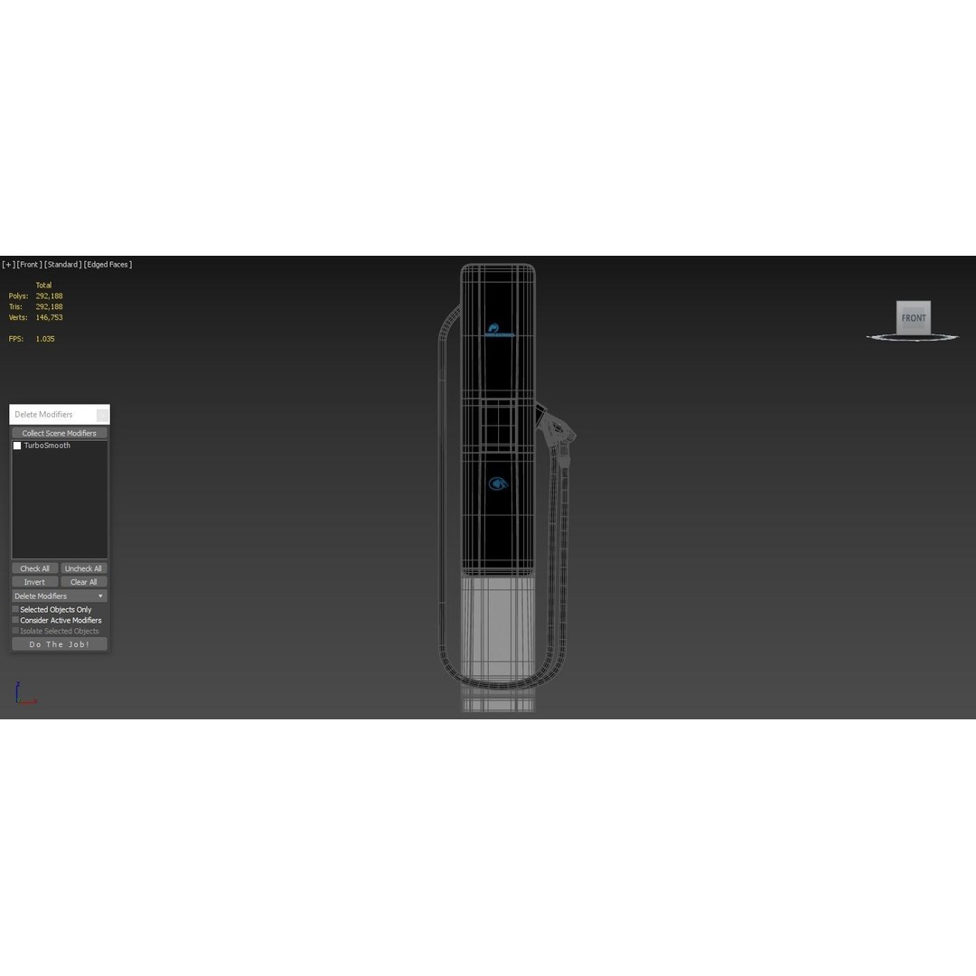 Power Electronics Nube Tres Tomas EV Charger 3D Model – High Poly PBR Asset, FBX, Blender - View 5