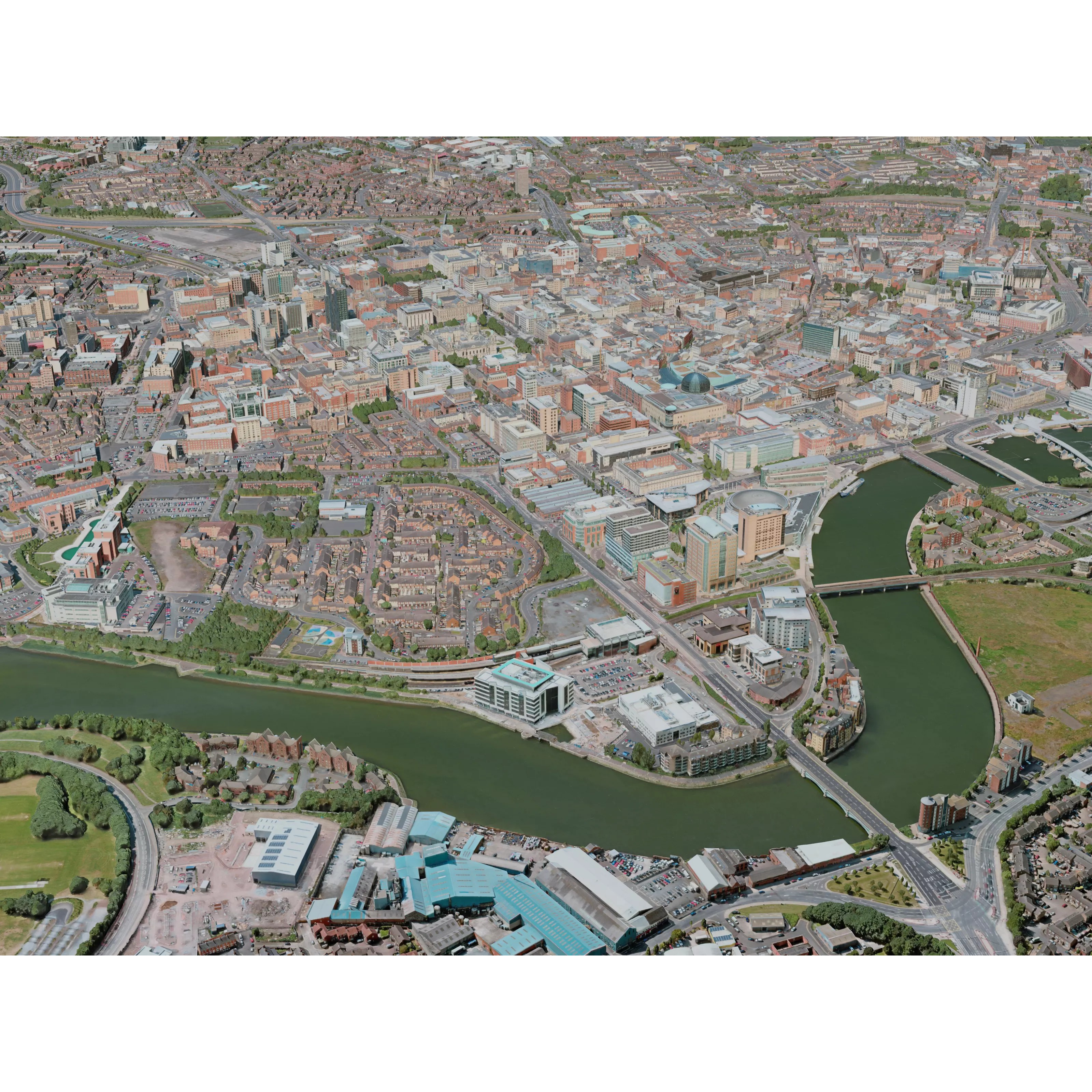 Belfast City - Game-Ready 3D Model - View 2