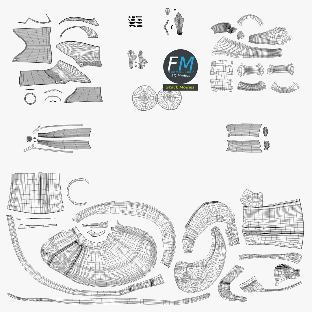 Human Ear Anatomy 3D Model – PBR Textures, FBX, OBJ Formats