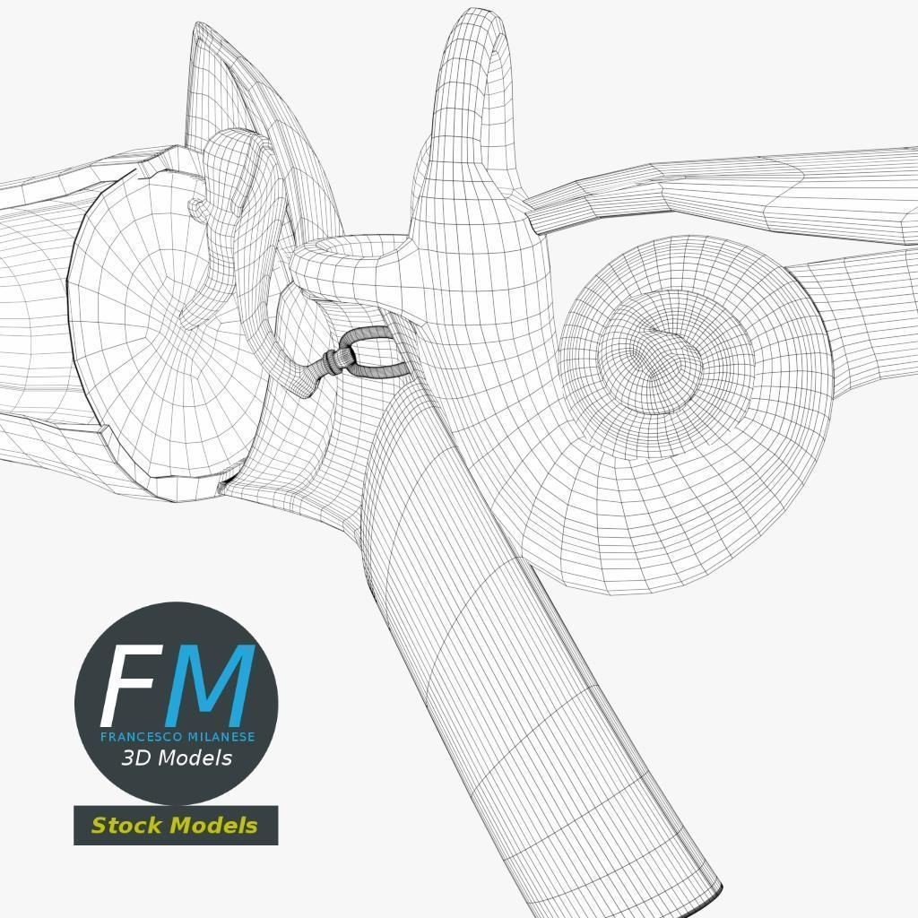 Human Ear Anatomy 3D Model – PBR Textures, FBX, OBJ Formats - View 9