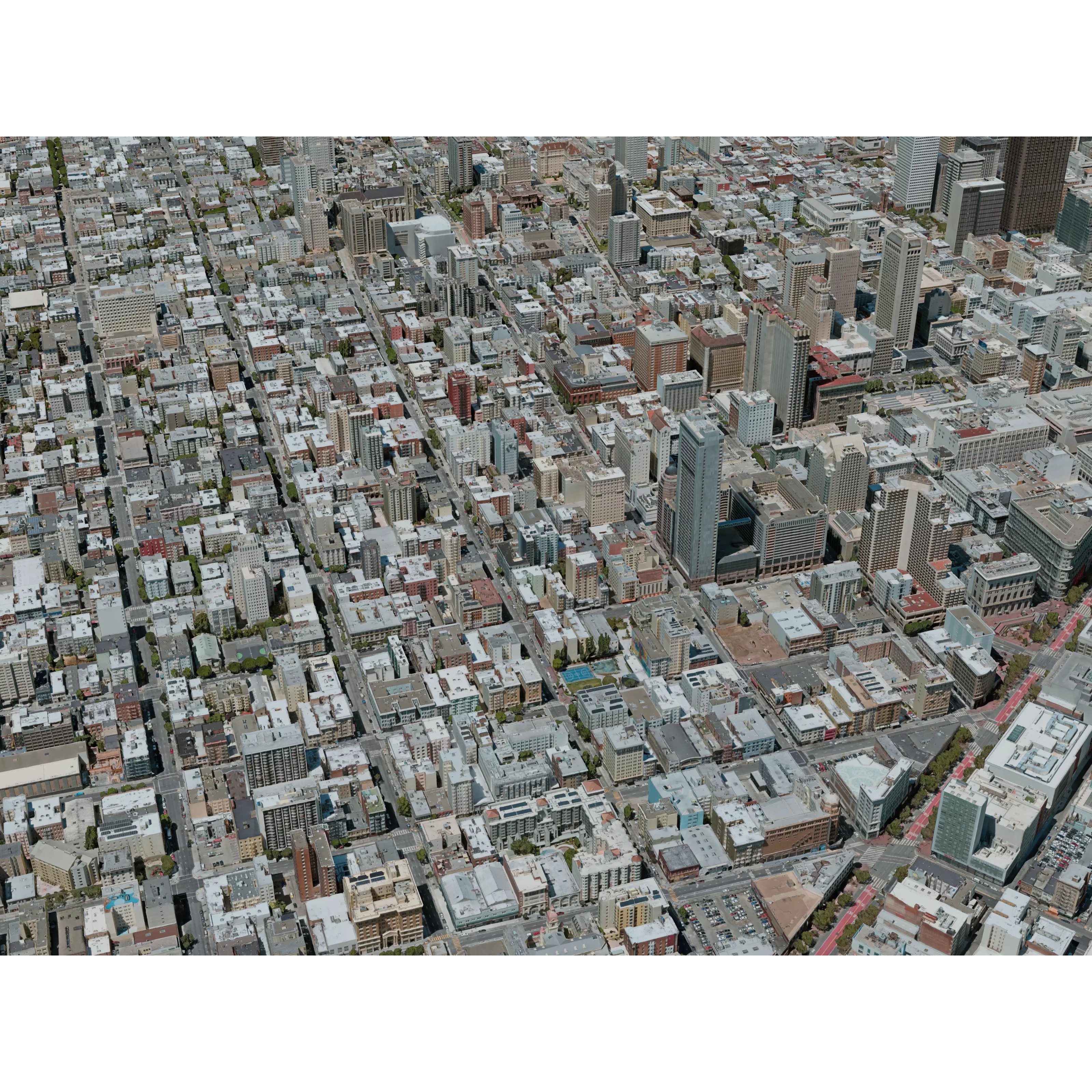 San Francisco City - Game-Ready 3D Model
