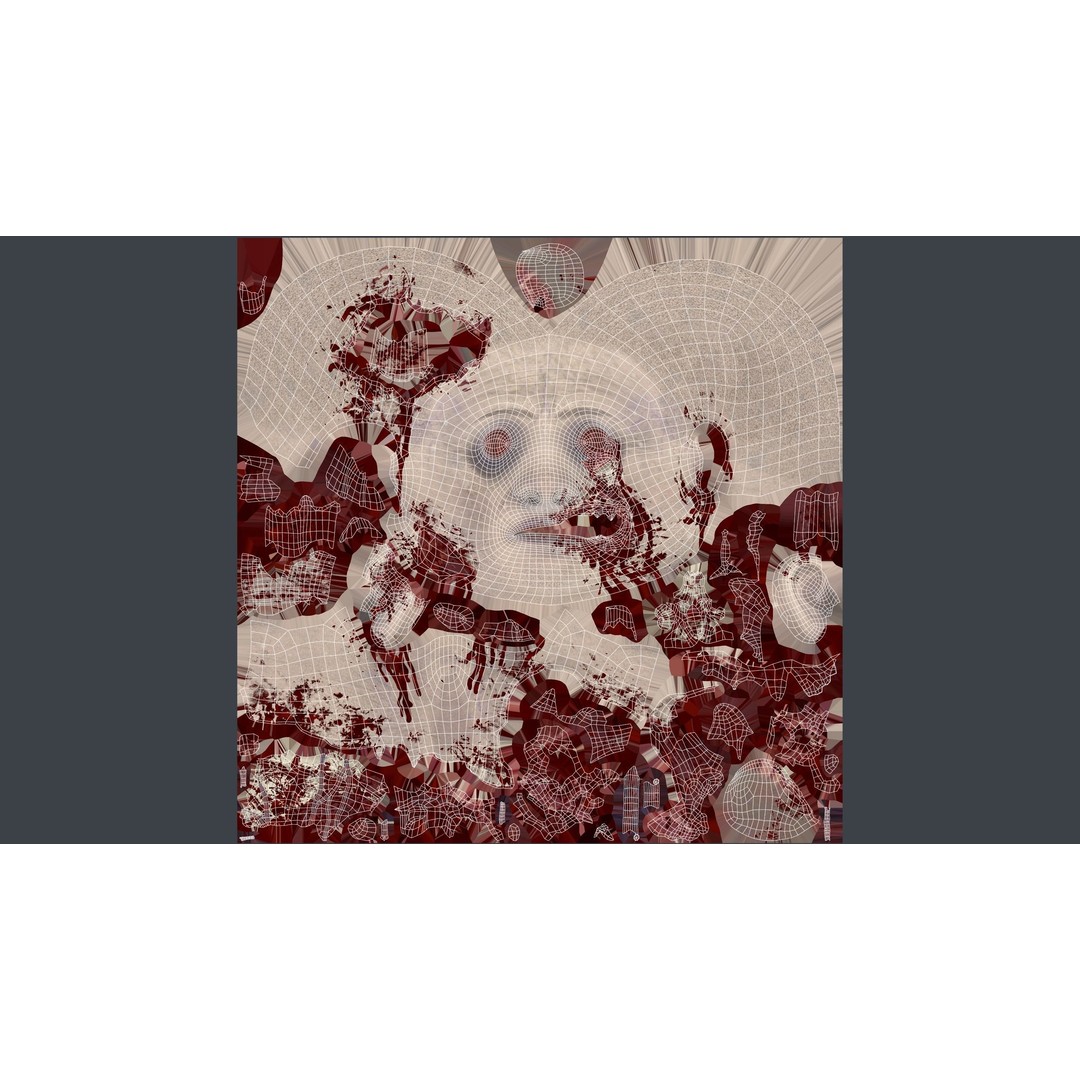 Severed Head 3D Model – Low Poly PBR Character Asset, FBX - View 14