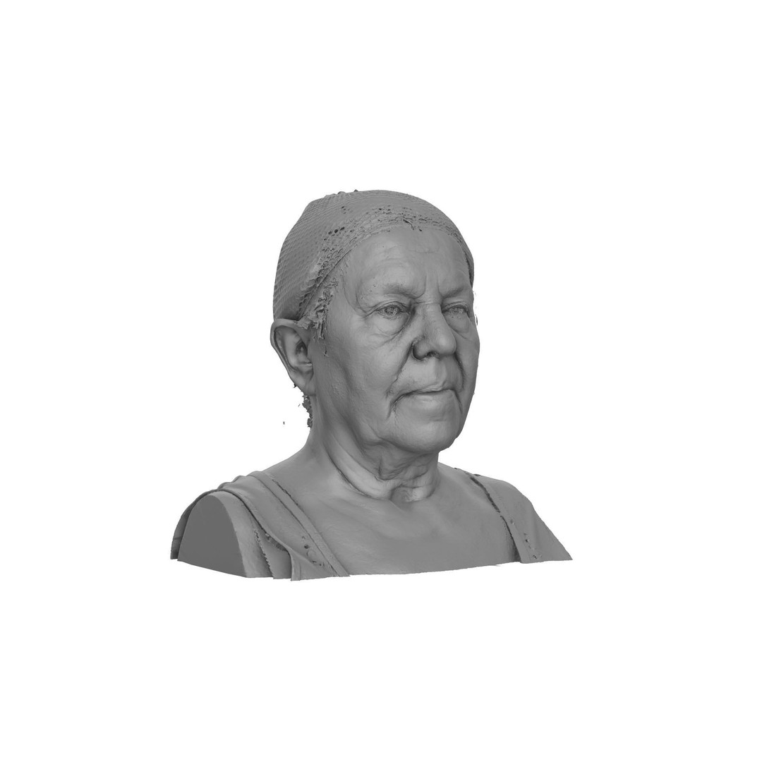 Aimee Morgan 3D Model – Raw Human Head Scan, OBJ Format - View 7