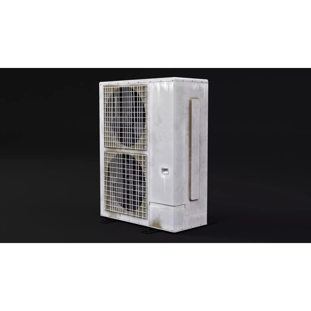 Old Heat Pump 3D Model – High Poly PBR Asset for ArchViz, FBX - View 10