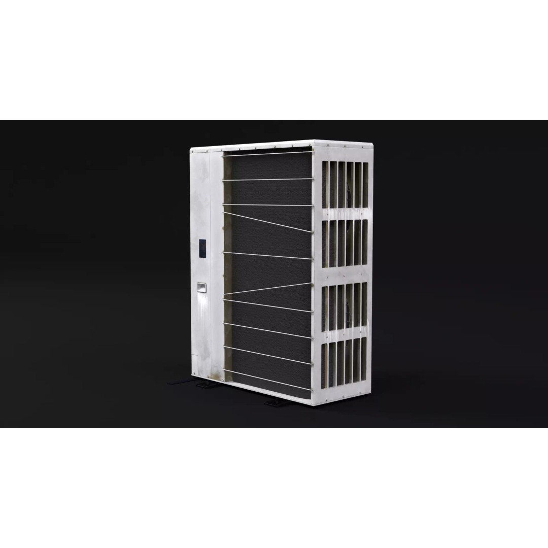 Old Heat Pump 3D Model – High Poly PBR Asset for ArchViz, FBX - View 11