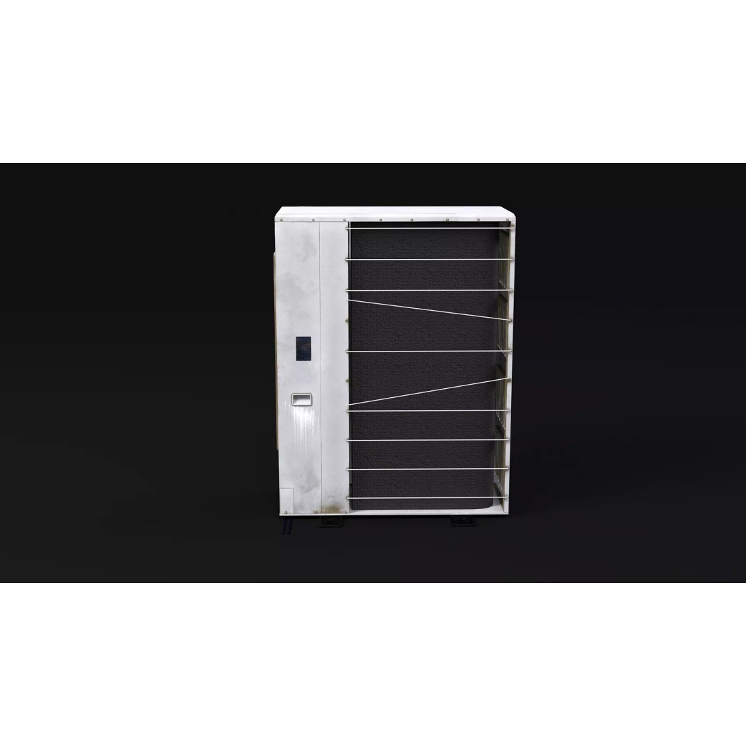 Old Heat Pump 3D Model – High Poly PBR Asset for ArchViz, FBX - View 12