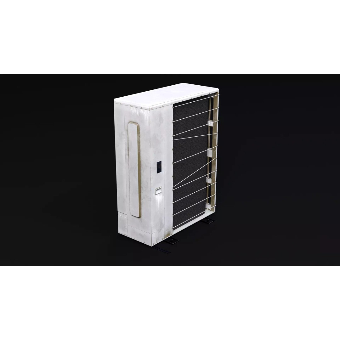 Old Heat Pump 3D Model – High Poly PBR Asset for ArchViz, FBX - View 13