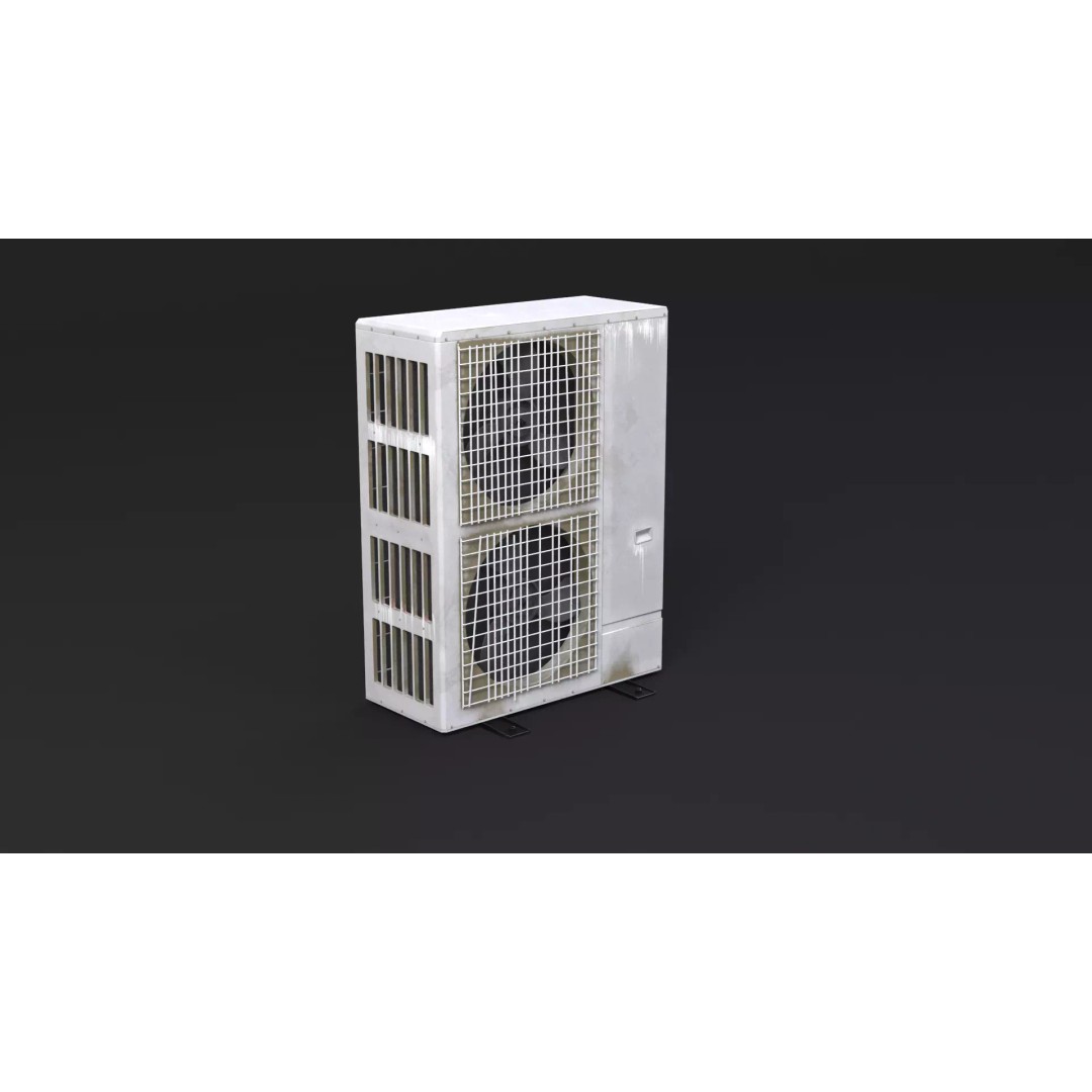 Old Heat Pump 3D Model – High Poly PBR Asset for ArchViz, FBX - View 14