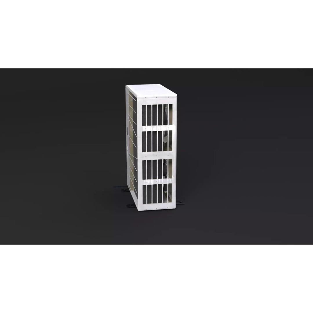 Old Heat Pump 3D Model – High Poly PBR Asset for ArchViz, FBX - View 16
