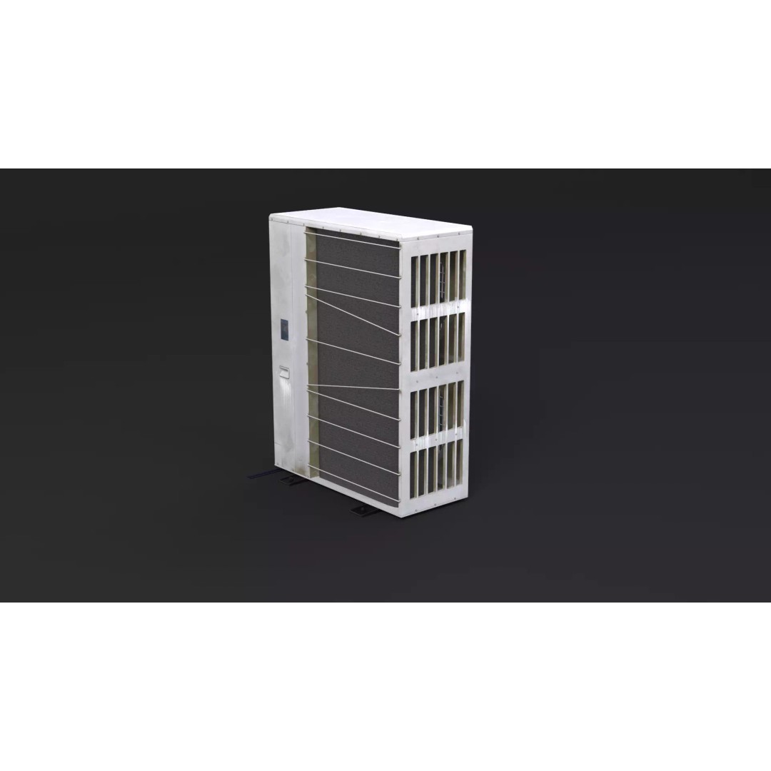 Old Heat Pump 3D Model – High Poly PBR Asset for ArchViz, FBX - View 17