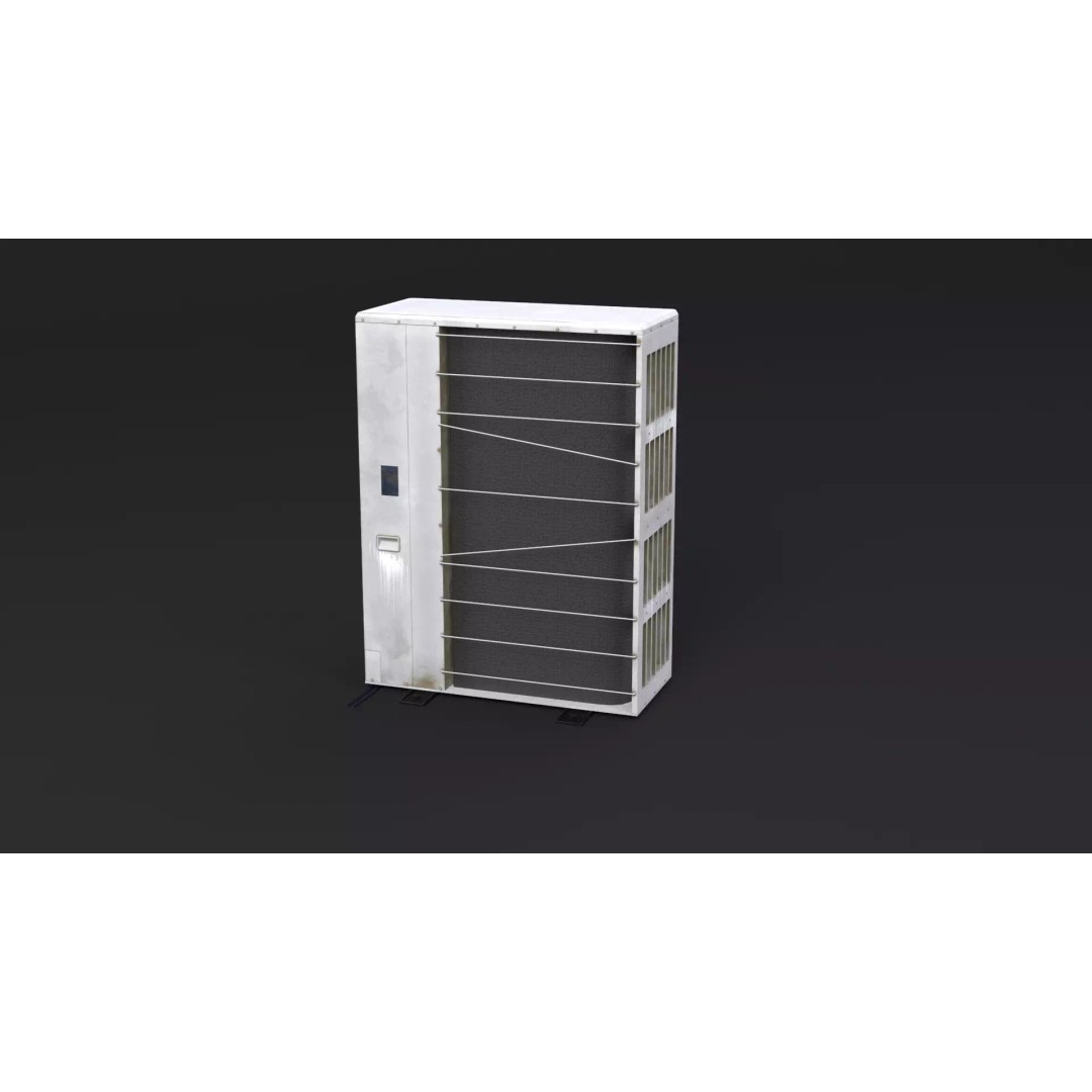 Old Heat Pump 3D Model – High Poly PBR Asset for ArchViz, FBX - View 18