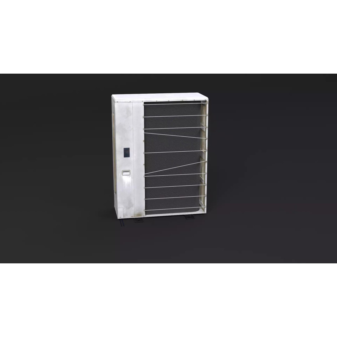 Old Heat Pump 3D Model – High Poly PBR Asset for ArchViz, FBX - View 19