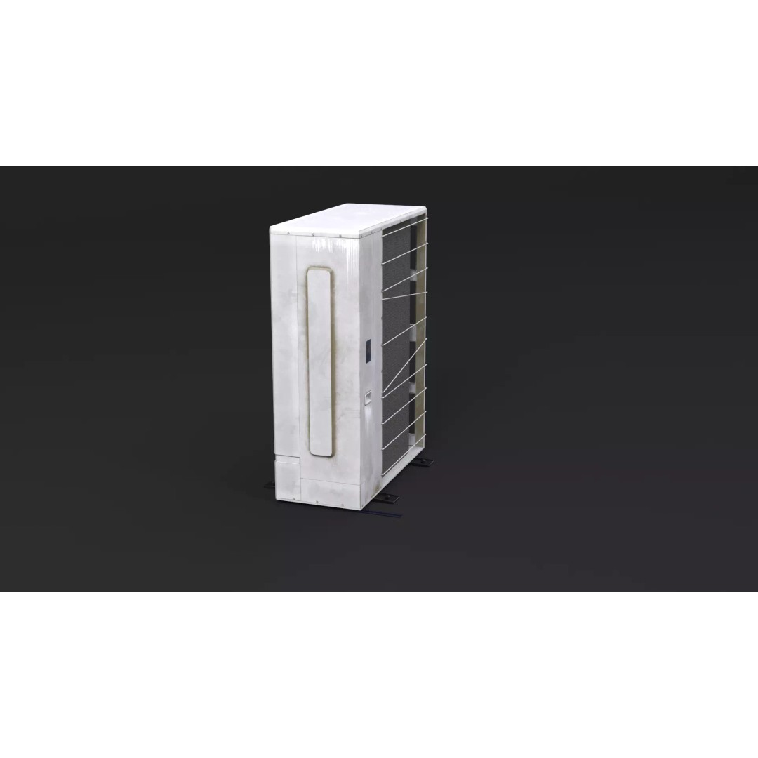 Old Heat Pump 3D Model – High Poly PBR Asset for ArchViz, FBX - View 21