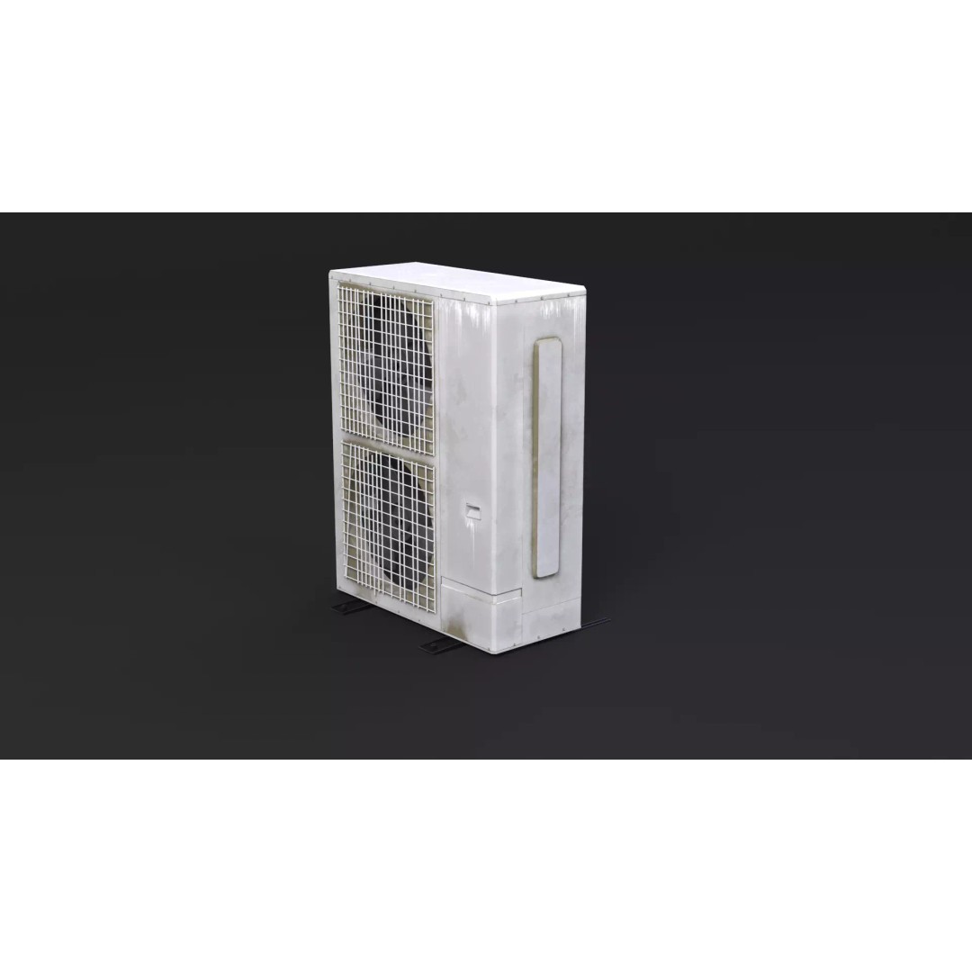 Old Heat Pump 3D Model – High Poly PBR Asset for ArchViz, FBX - View 23