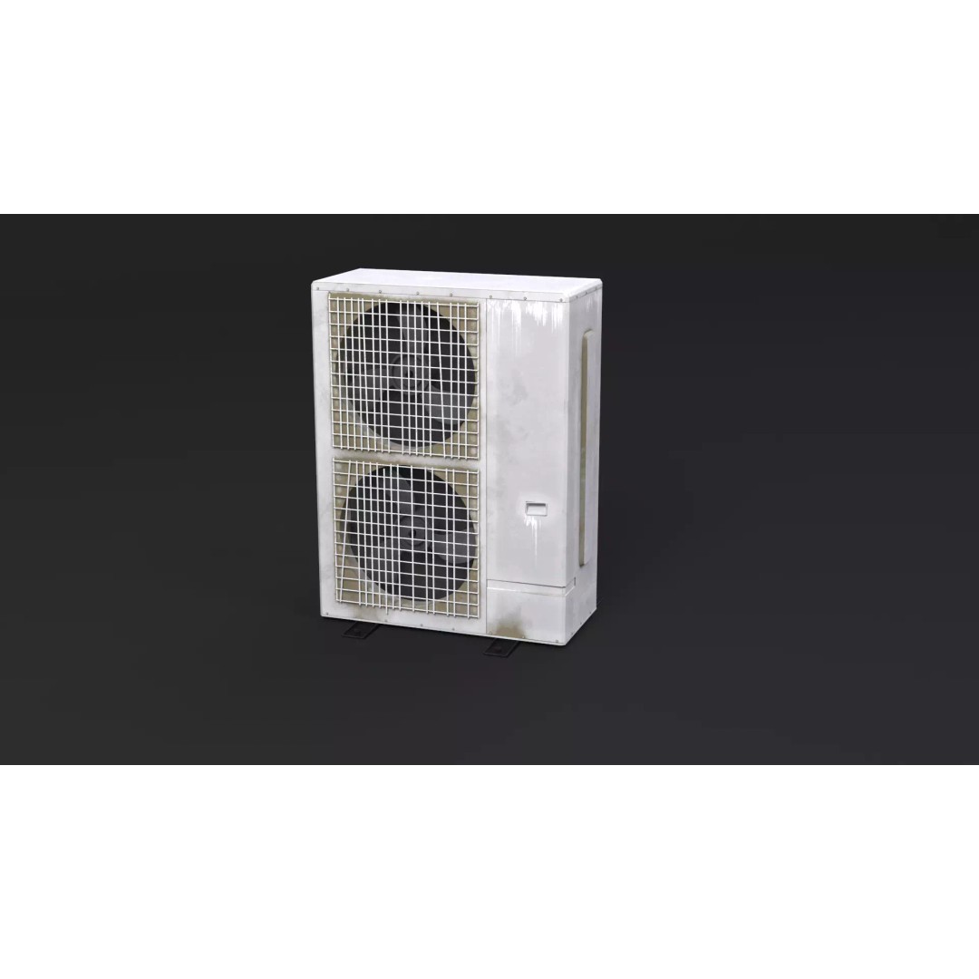 Old Heat Pump 3D Model – High Poly PBR Asset for ArchViz, FBX - View 24