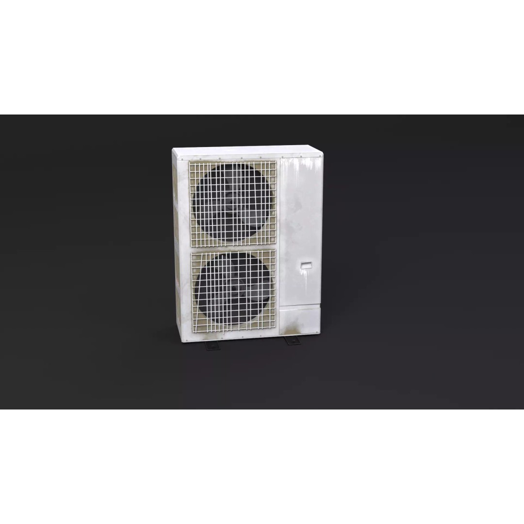 Old Heat Pump 3D Model – High Poly PBR Asset for ArchViz, FBX - View 25