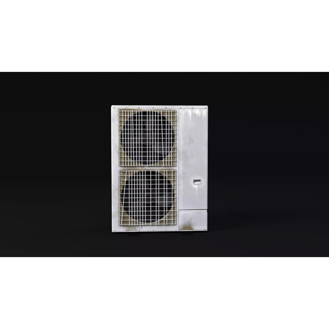 Old Heat Pump 3D Model – High Poly PBR Asset for ArchViz, FBX - View 9