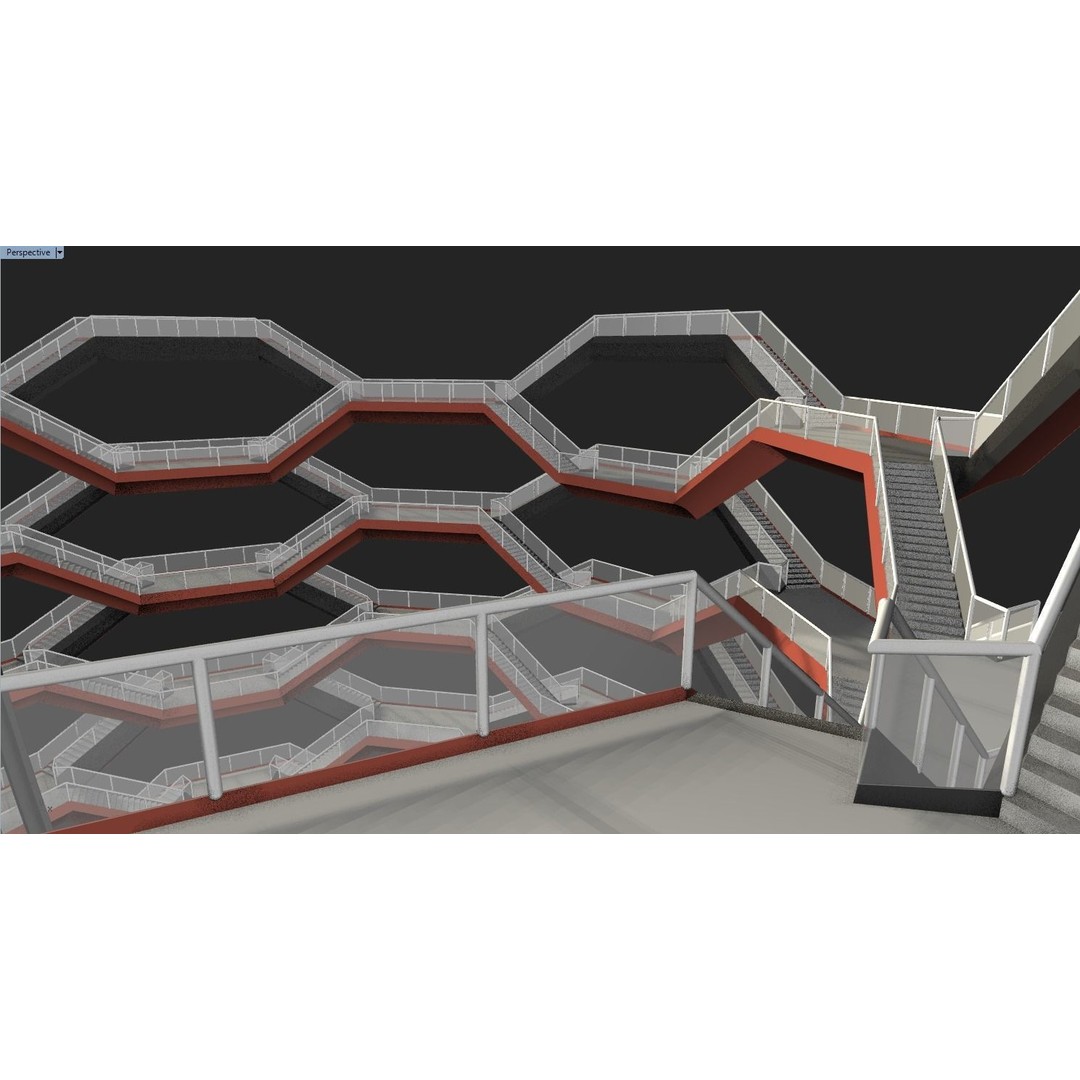 Vessel 3D Model – Architectural Sculpture, Printable .STL Format - View 19