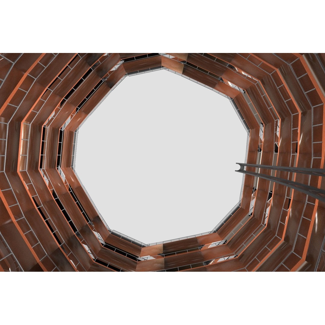 Vessel 3D Model – Architectural Sculpture, Printable .STL Format - View 20