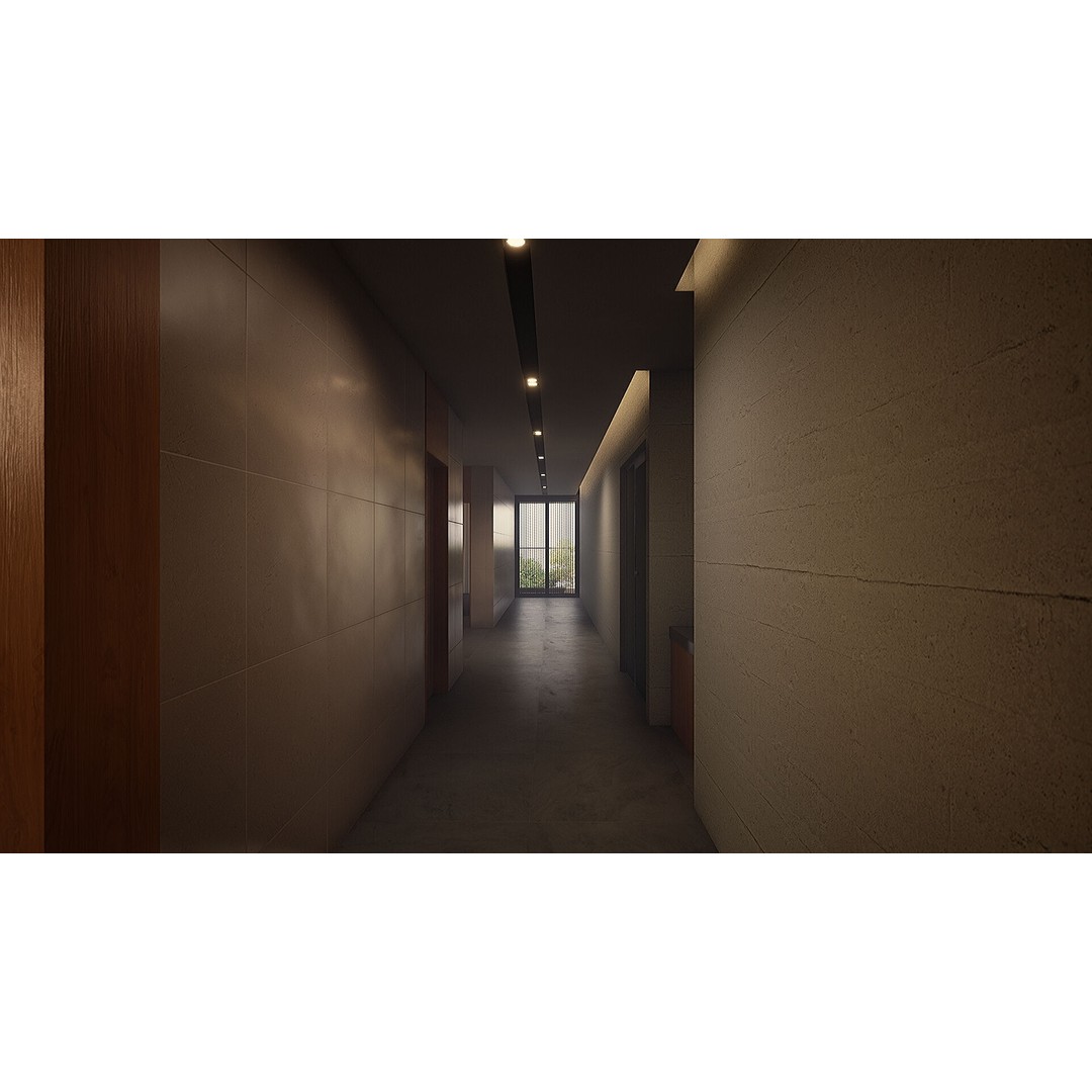 Korea Parasite House 3D Model – Modern Architectural Asset, FBX & OBJ - View 12