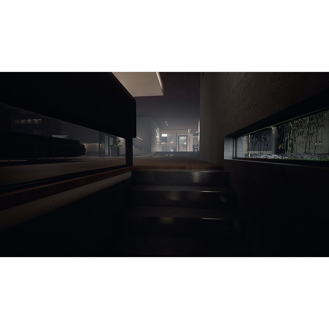 Korea Parasite House 3D Model – Modern Architectural Asset, FBX & OBJ - View 17