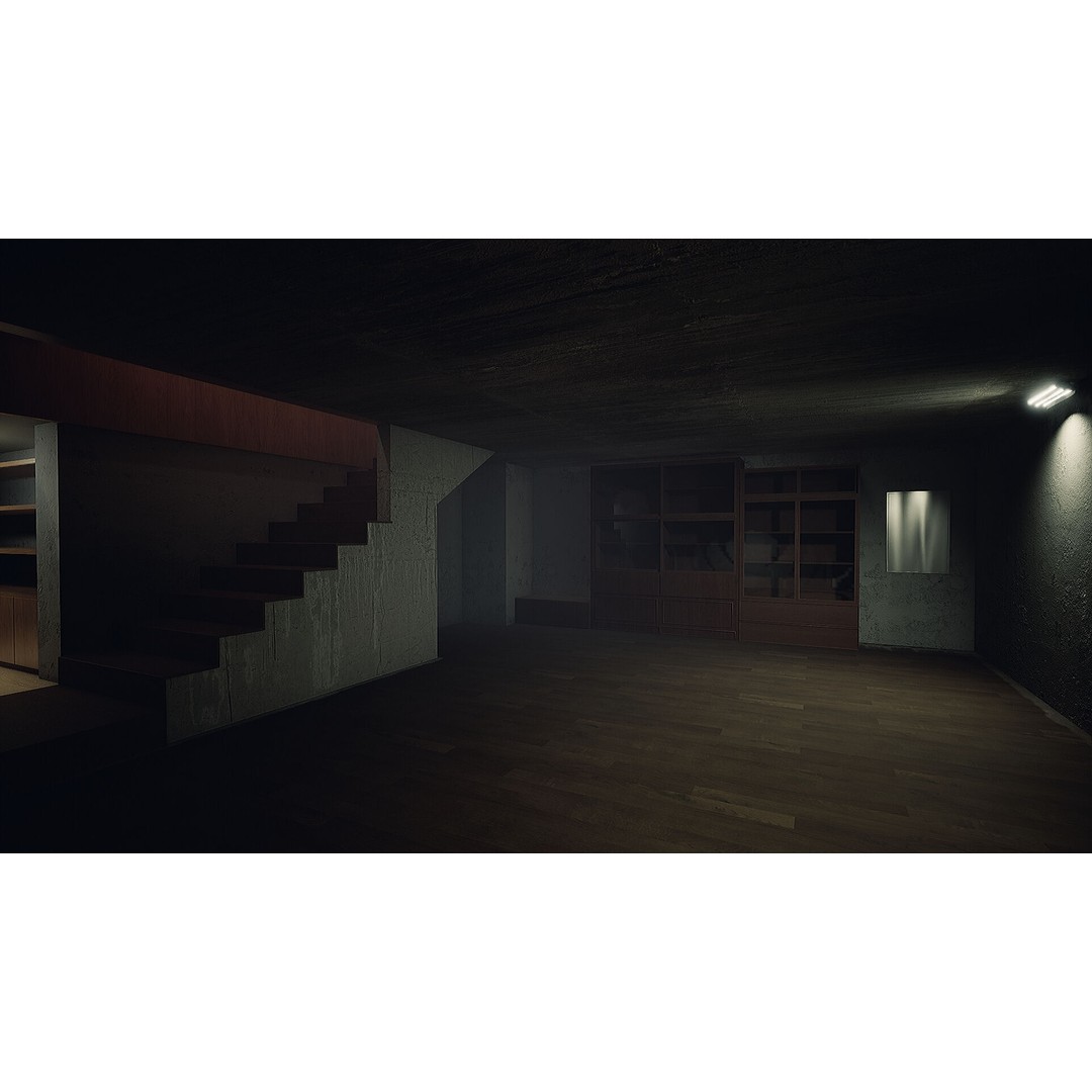 Korea Parasite House 3D Model – Modern Architectural Asset, FBX & OBJ - View 19