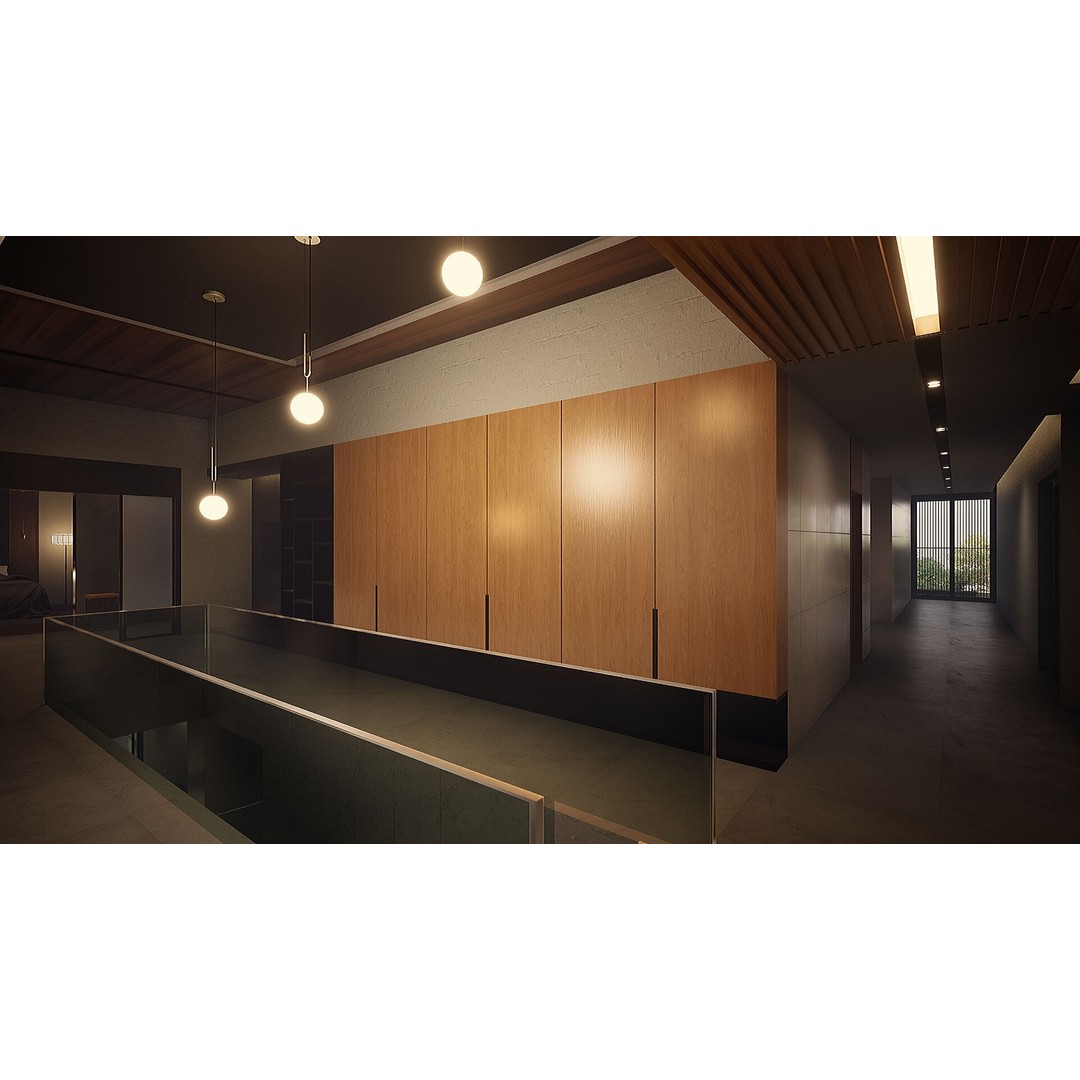 Korea Parasite House 3D Model – Modern Architectural Asset, FBX & OBJ - View 8