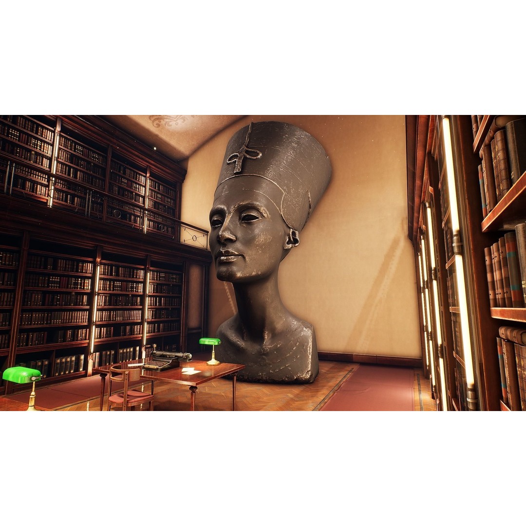 Library 3D Model – Low Poly Game Asset with PBR Textures - View 6