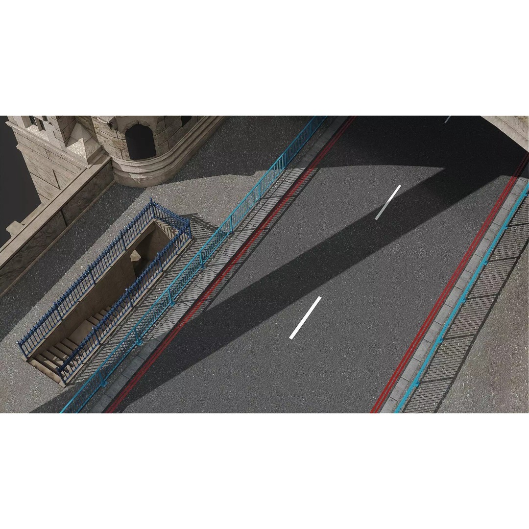 Tower Bridge 3D Model – Detailed Architectural Landmark, FBX & OBJ - View 12