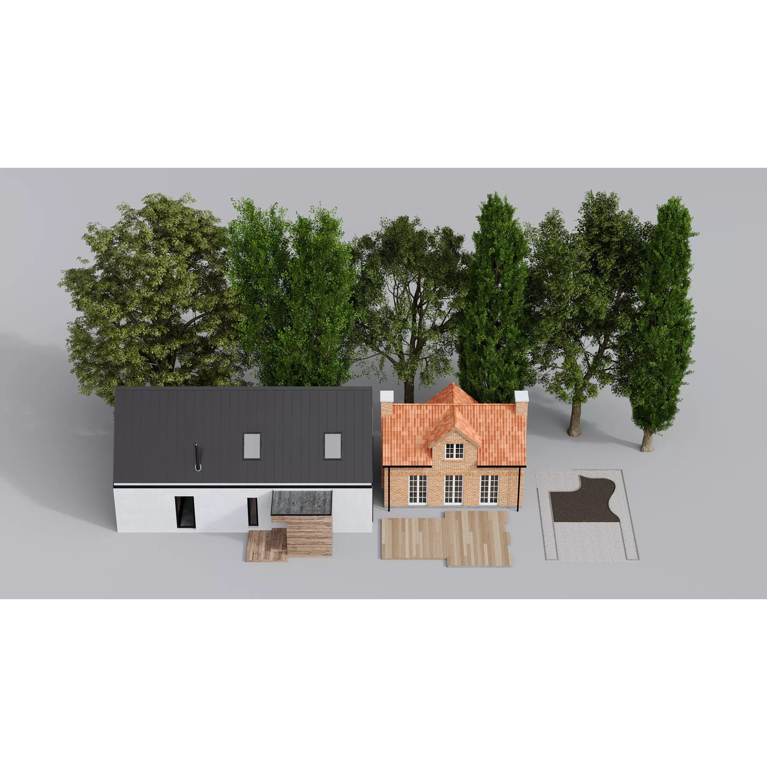 Archexteriors Vol 47 - Garden Scenes 3D Model