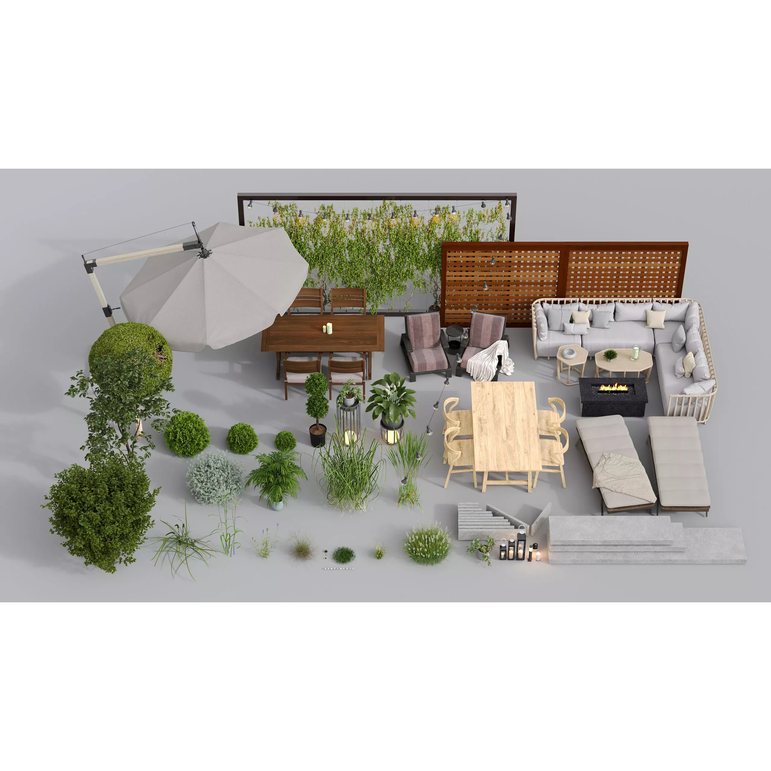 Archexteriors Vol 47 - Garden Scenes 3D Model - View 19
