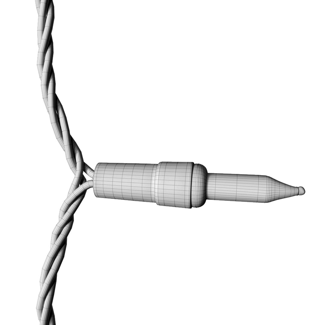Garland and Bulb String 3D Model – High Poly Lighting Asset, FBX - View 12