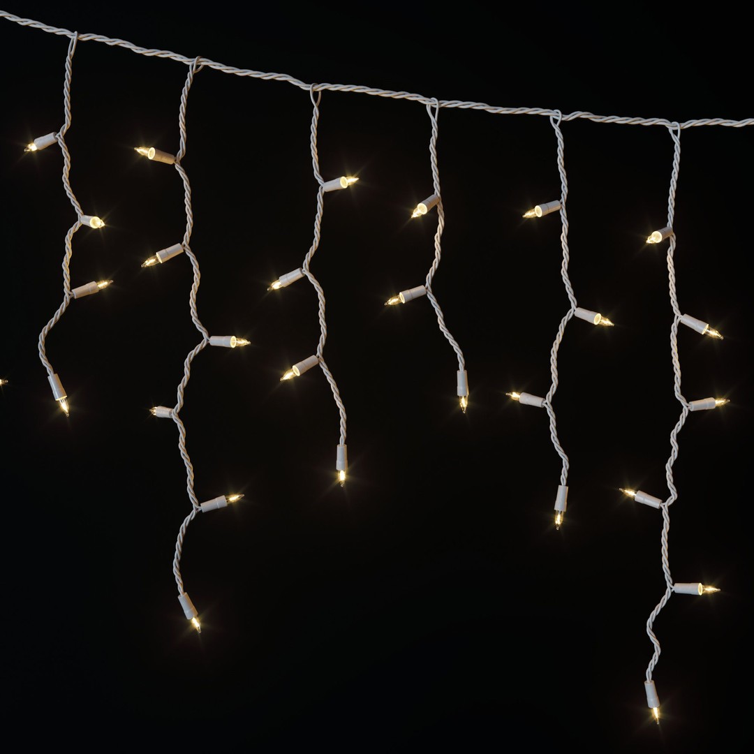 Garland and Bulb String 3D Model – High Poly Lighting Asset, FBX - View 9