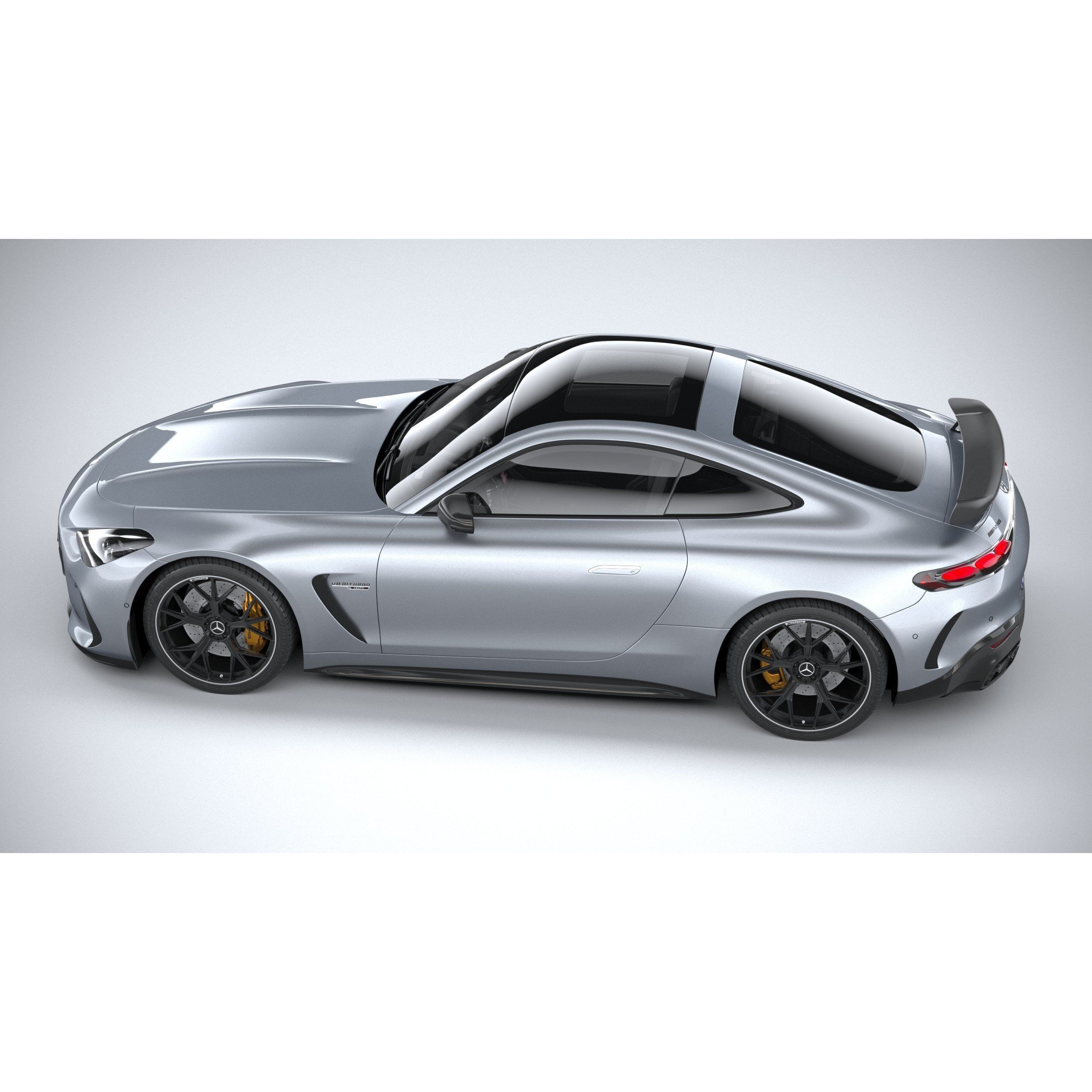Mercedes-Benz AMG GT Coupe 2024 - High-Poly 3D Model - View 11