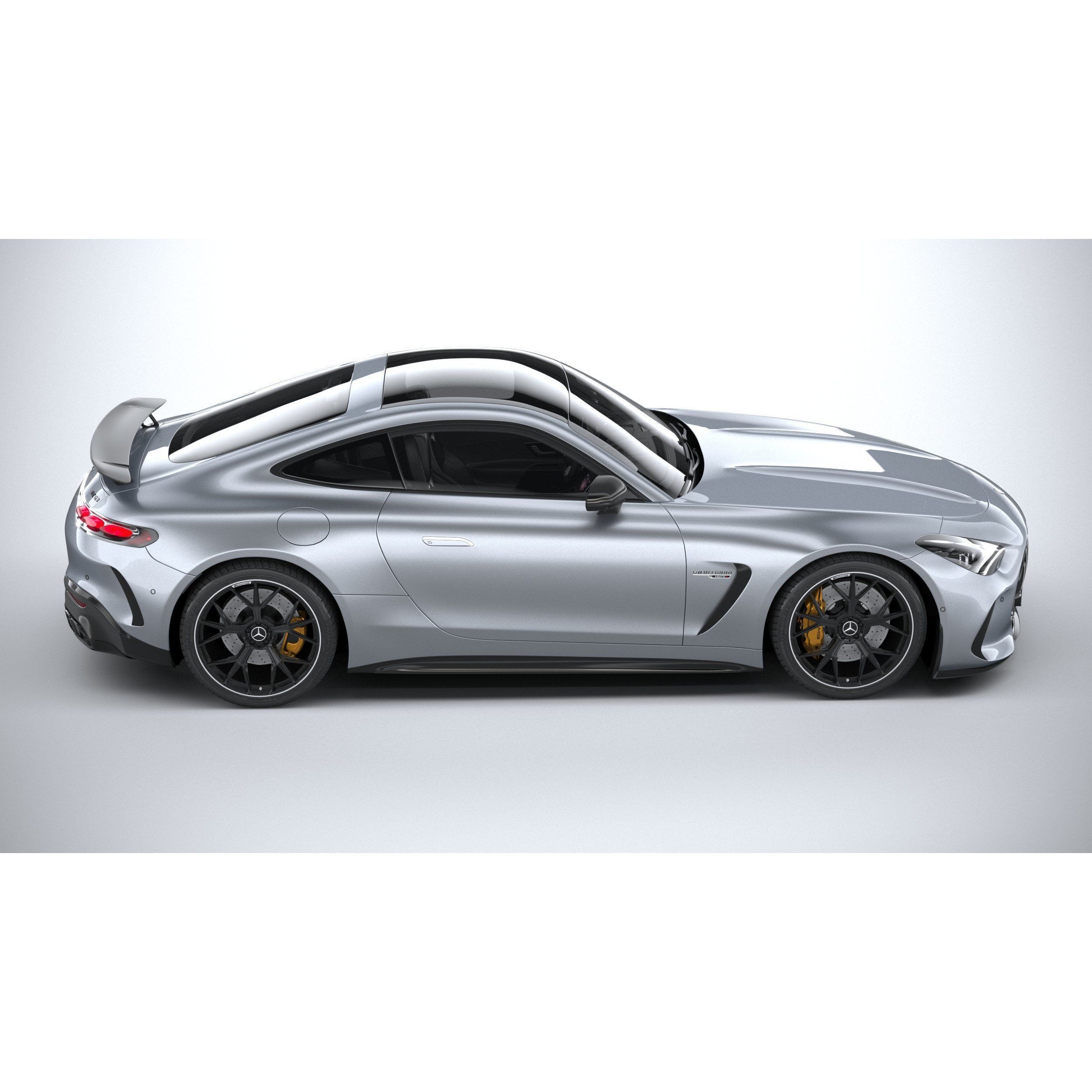Mercedes-Benz AMG GT Coupe 2024 - High-Poly 3D Model - View 13