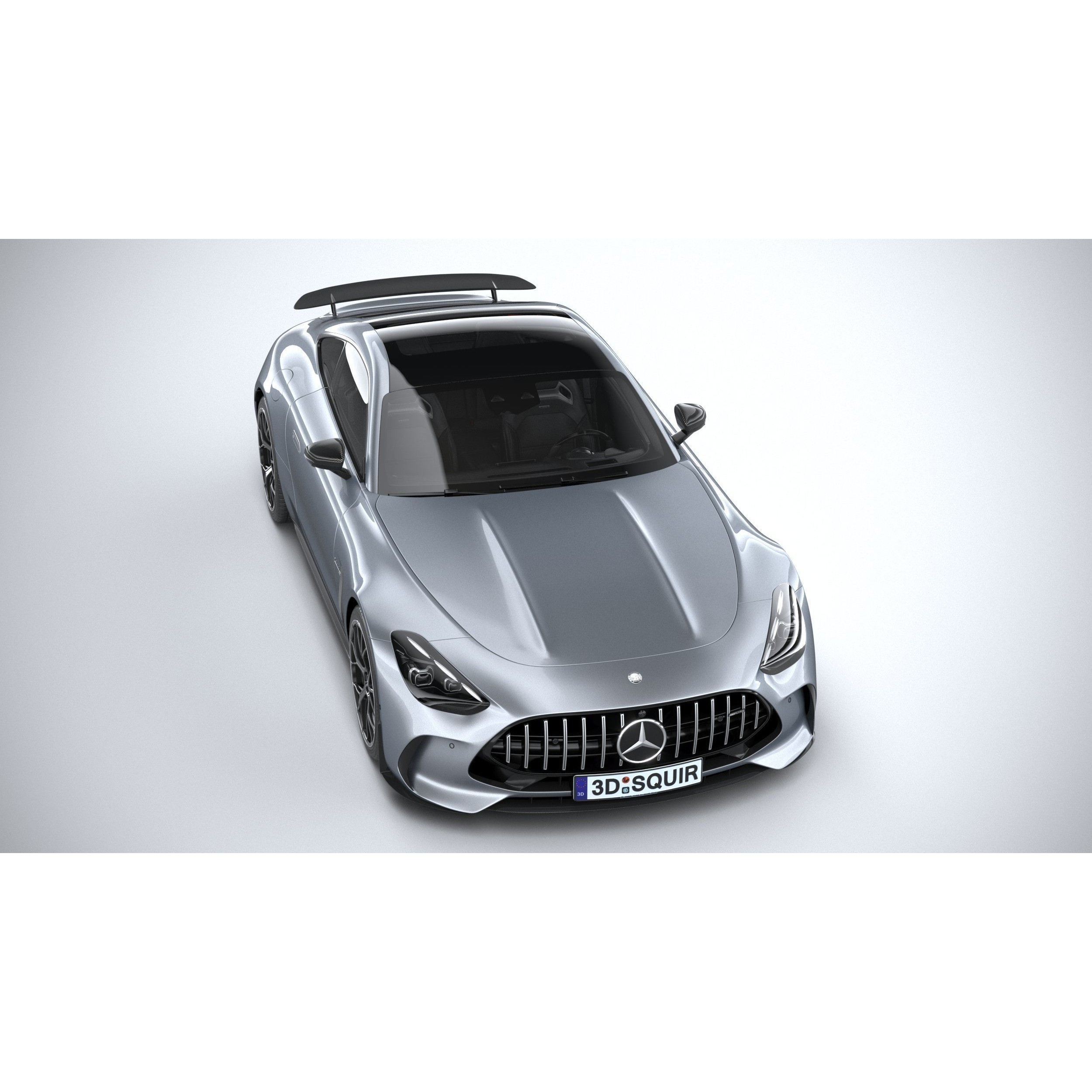 Mercedes-Benz AMG GT Coupe 2024 - High-Poly 3D Model - View 14