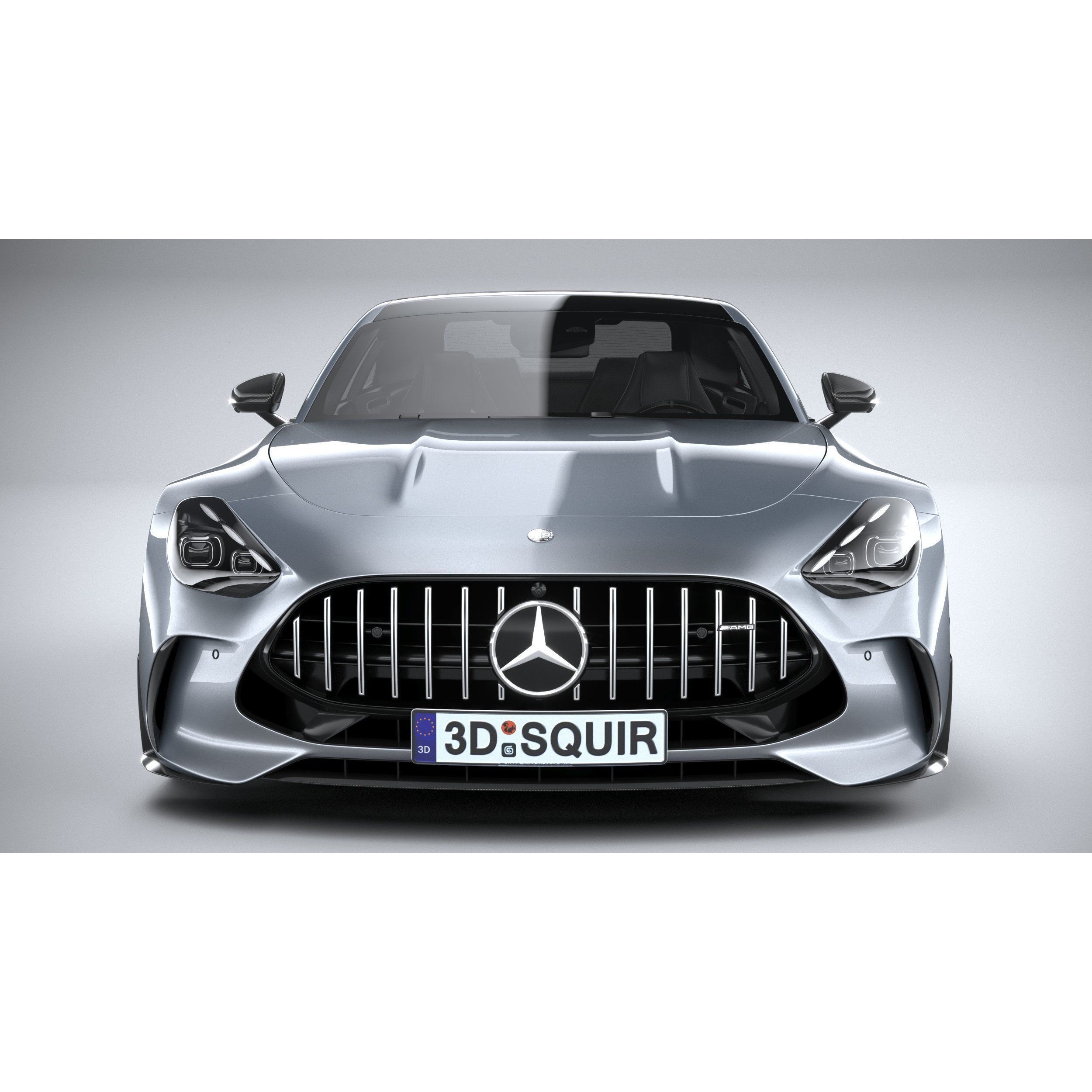 Mercedes-Benz AMG GT Coupe 2024 - High-Poly 3D Model - View 15