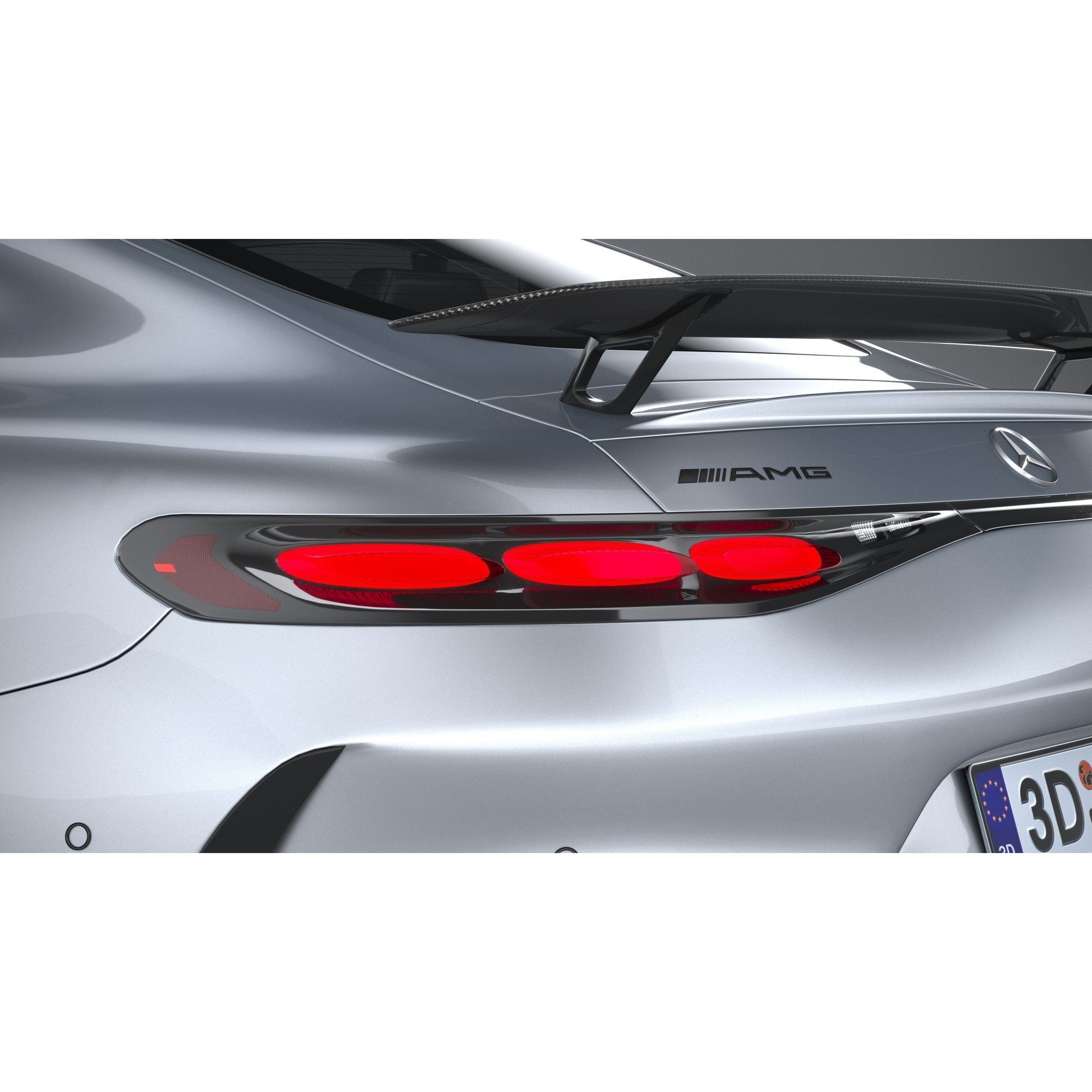 Mercedes-Benz AMG GT Coupe 2024 - High-Poly 3D Model - View 17