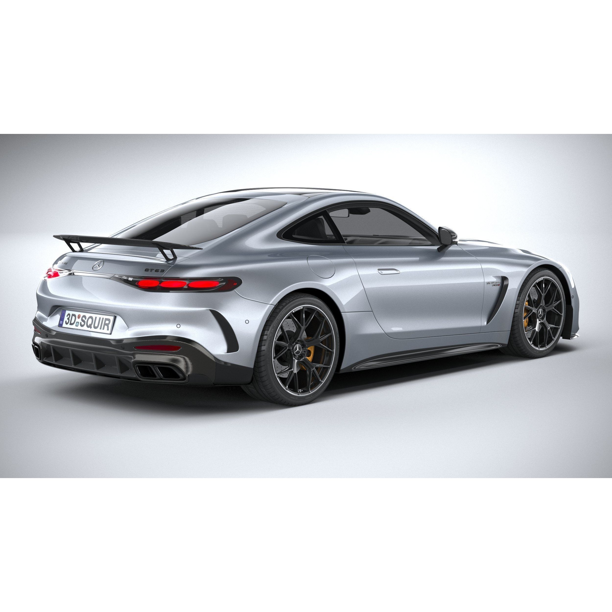 Mercedes-Benz AMG GT Coupe 2024 - High-Poly 3D Model - View 19